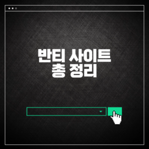 반티 사이트 정리