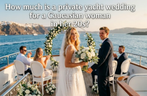 the cost of a private yacht wedding